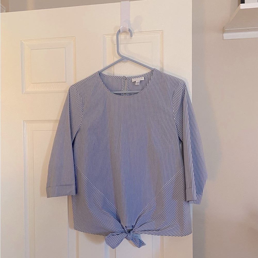 JJill Tie Front Blouse